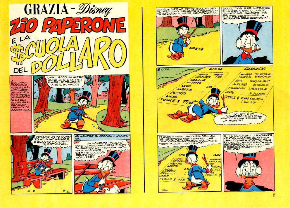 Zio Paperone E La Scuola Del Dollaro