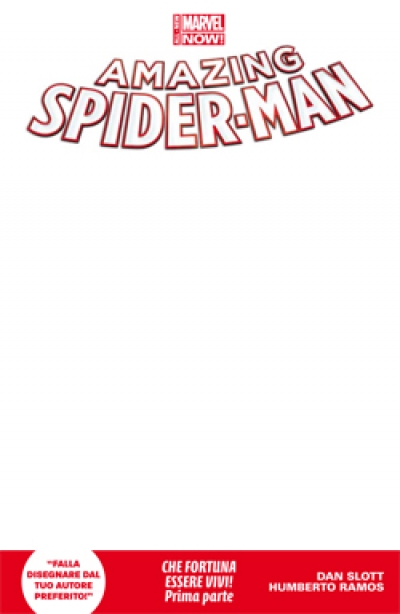 Amazing Spider-Man 1 (615): Che Fortuna Essere Vivi! 1 - White Cover - Variant