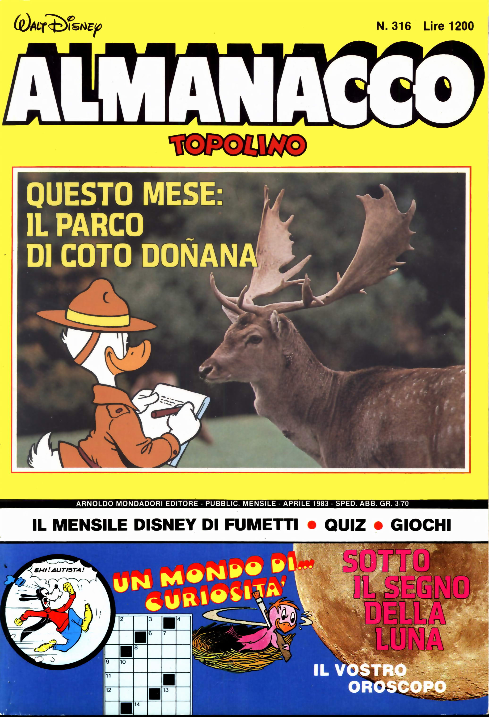 Almanacco Topolino 316