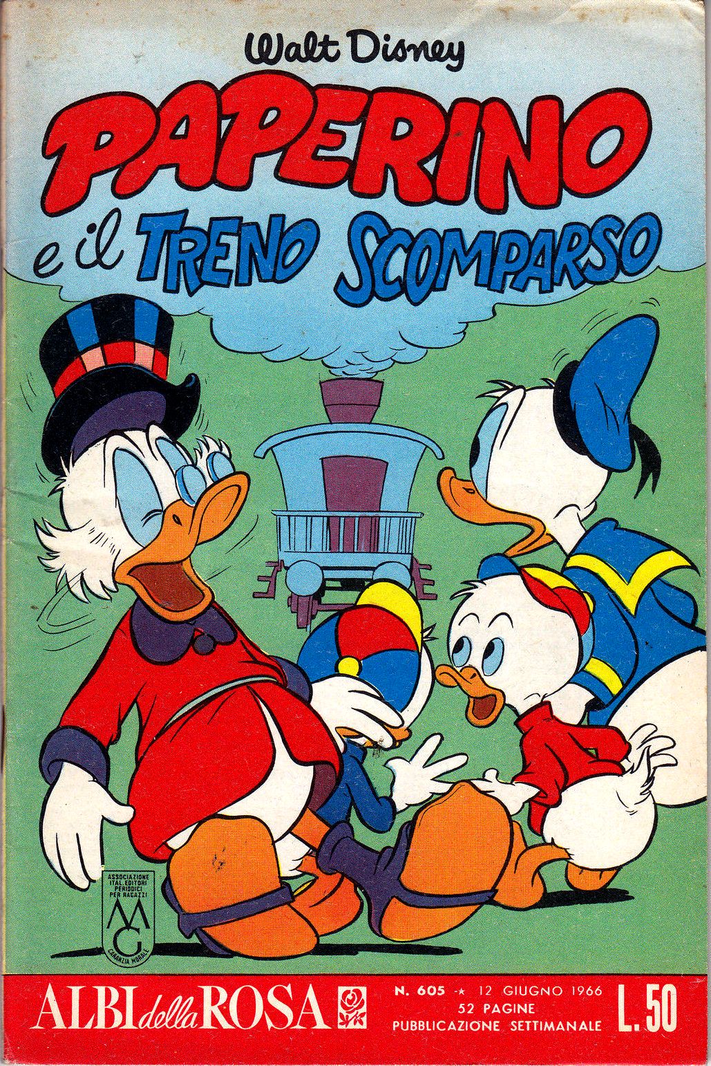 Paperino e il treno scomparso