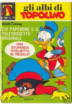 Zio Paperone e il telesoggetto originale