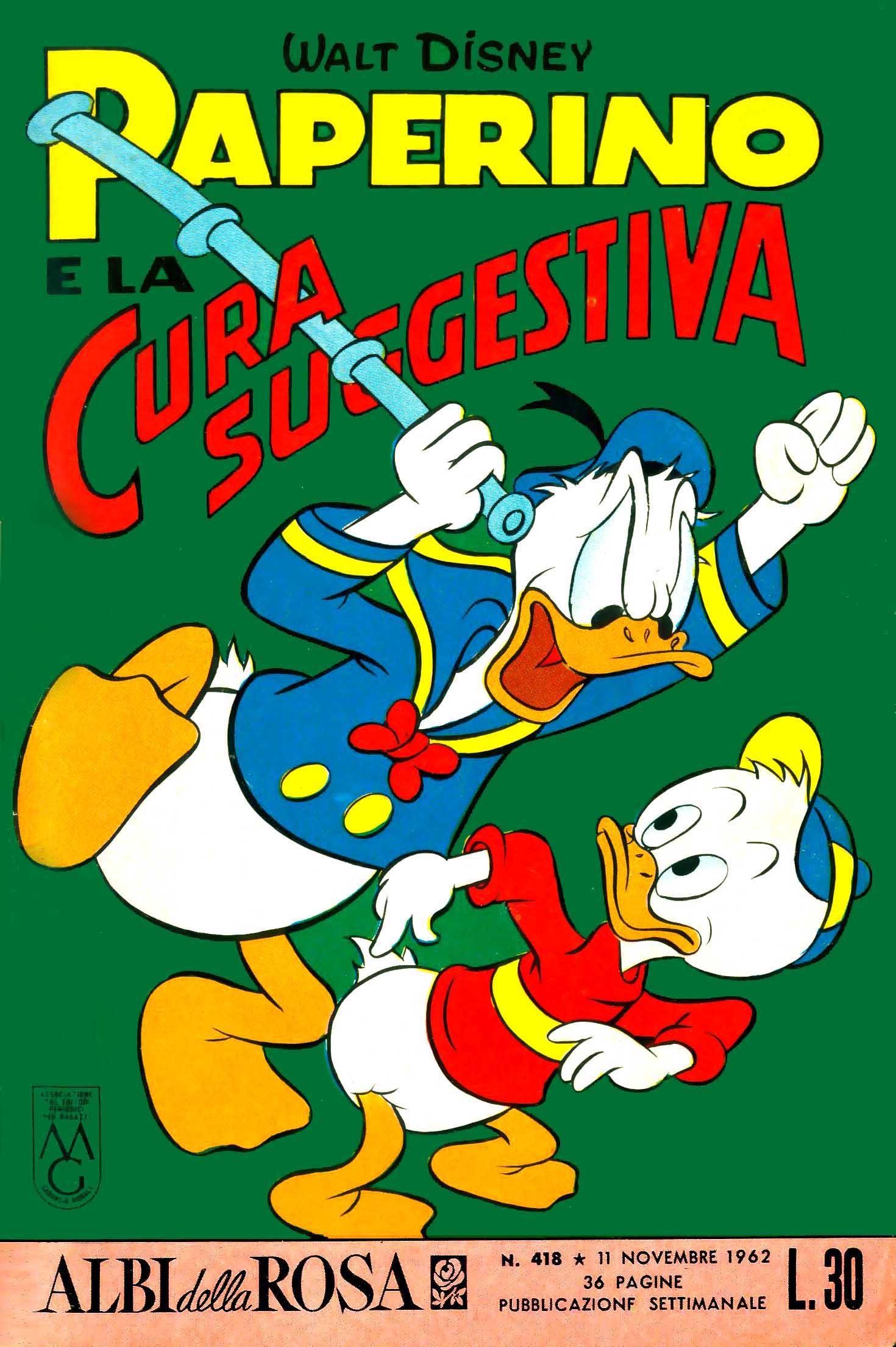 Paperino e la cura suggestiva