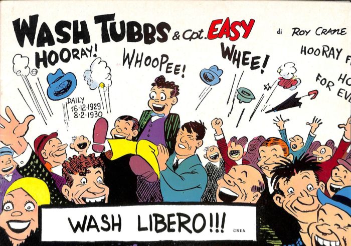 Wash Tubbs e Cpt. Easy - Wash libero!!!