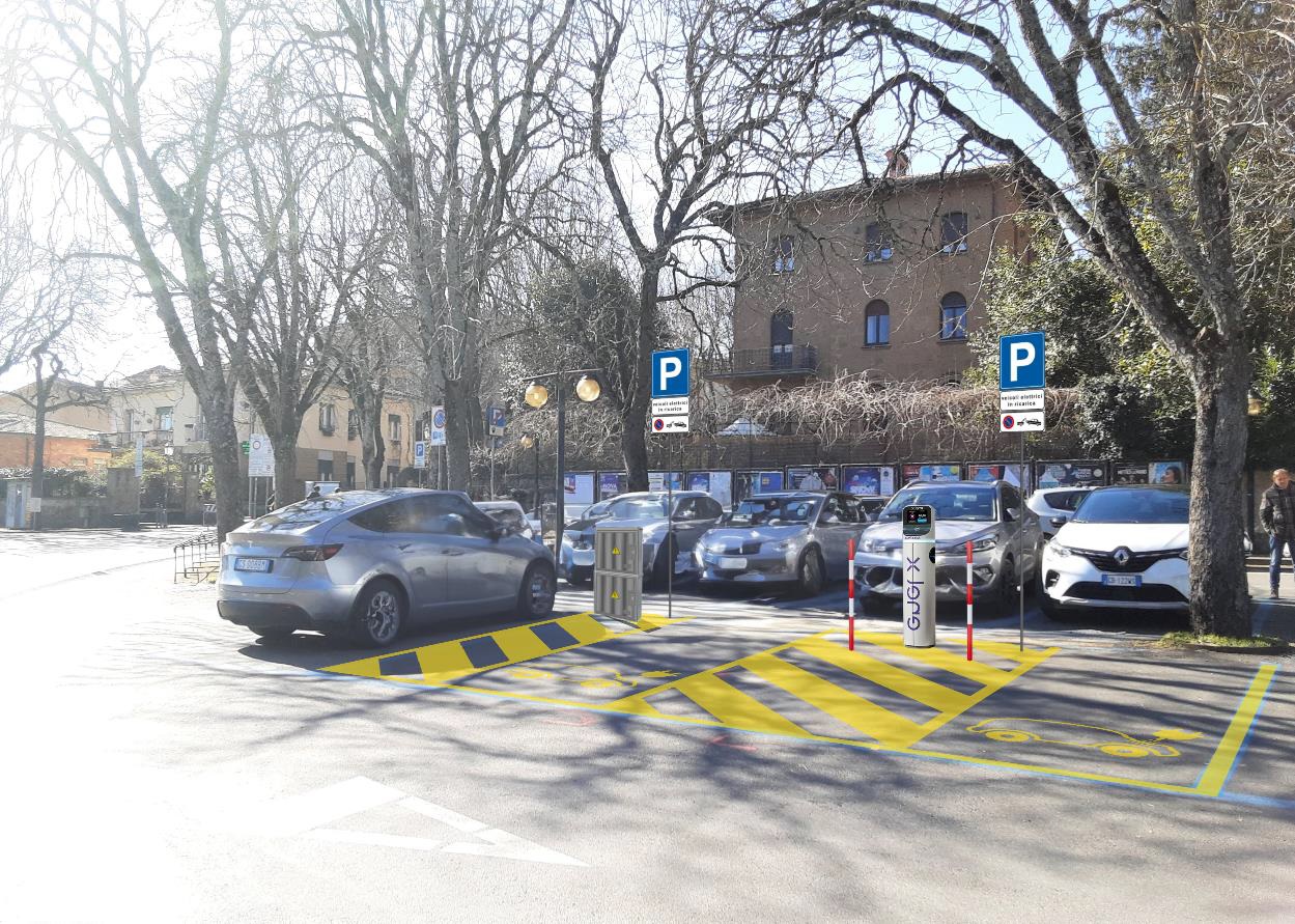 Colonnine-elettriche-Piazza-Cahen 1845