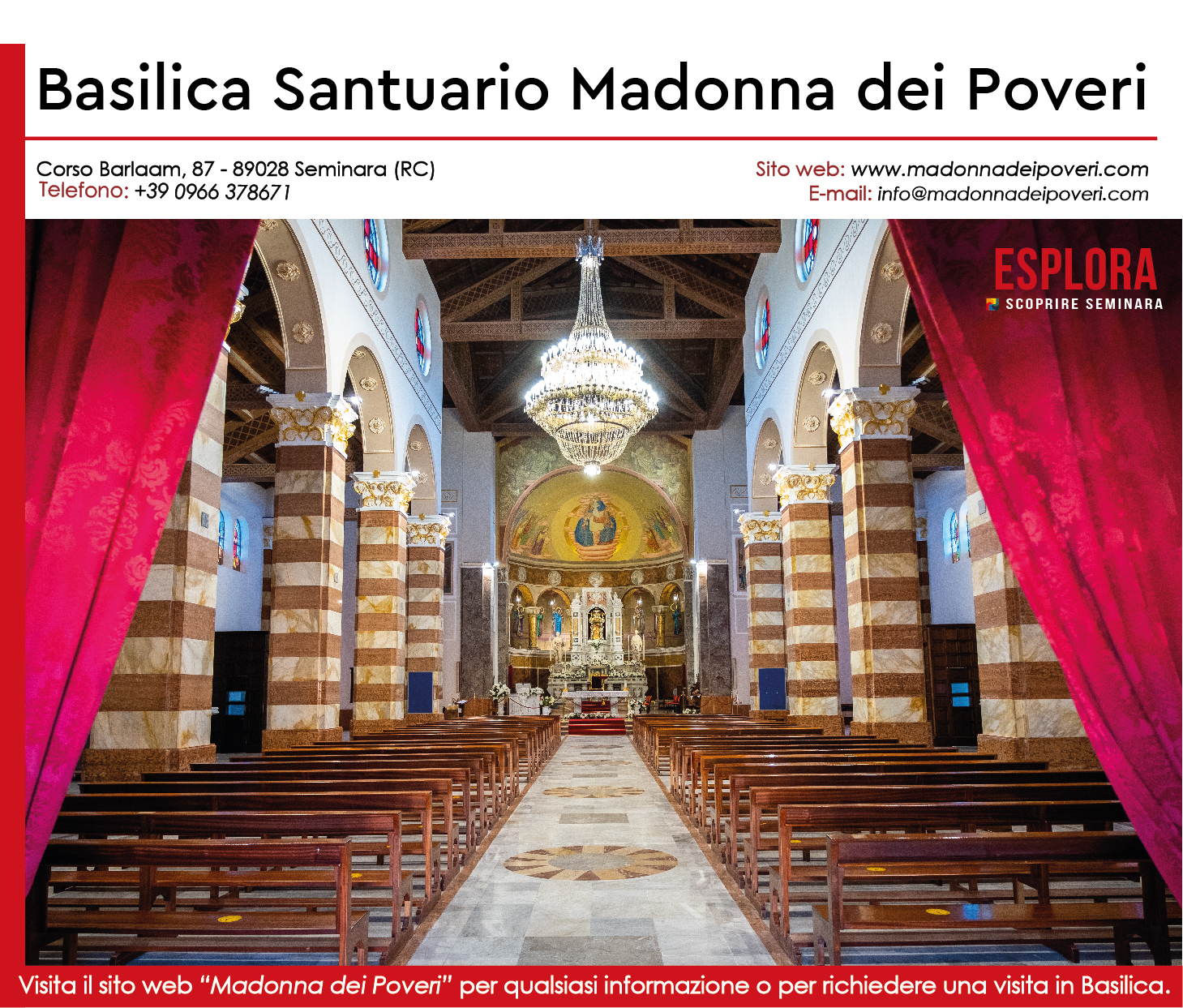 Basilica Santuario Tavola disegno 1