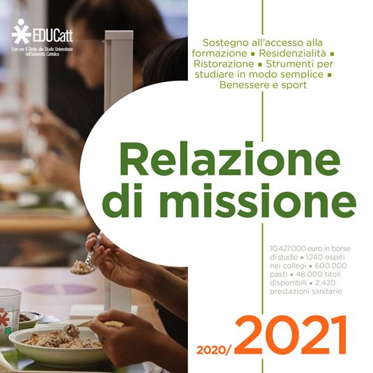 RELAZIONE DI MISSIONE EDUCATT 2020/2021