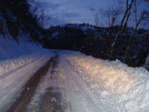 la neve a Vallinfreda